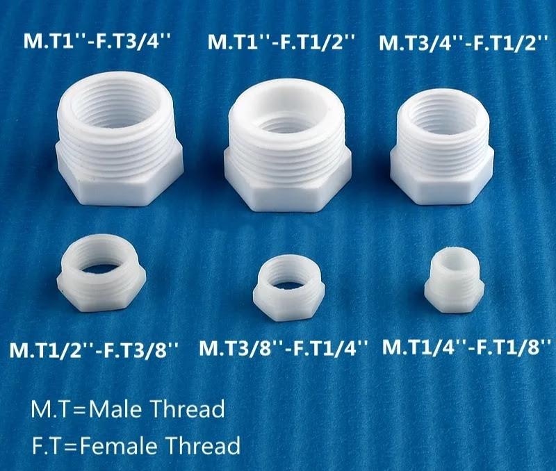 מעבר הברגה REDUCER מ רבע 4\1 ל שמינית 8\1 פלסטיק קמפינג לייף