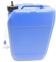 מיכל מים 20 ליטר עם ברז ונשם צבע כחול