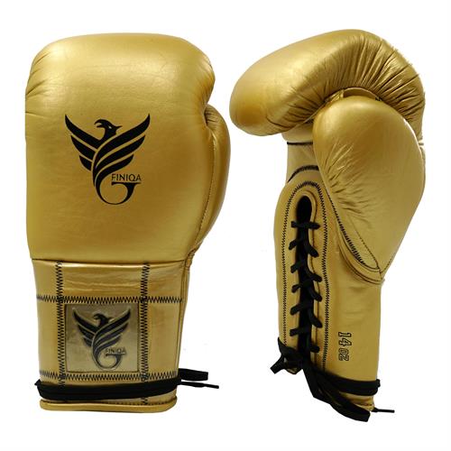 כפפות אגרוף מקצועיות FINIQA GOLD BOXING 10OZ