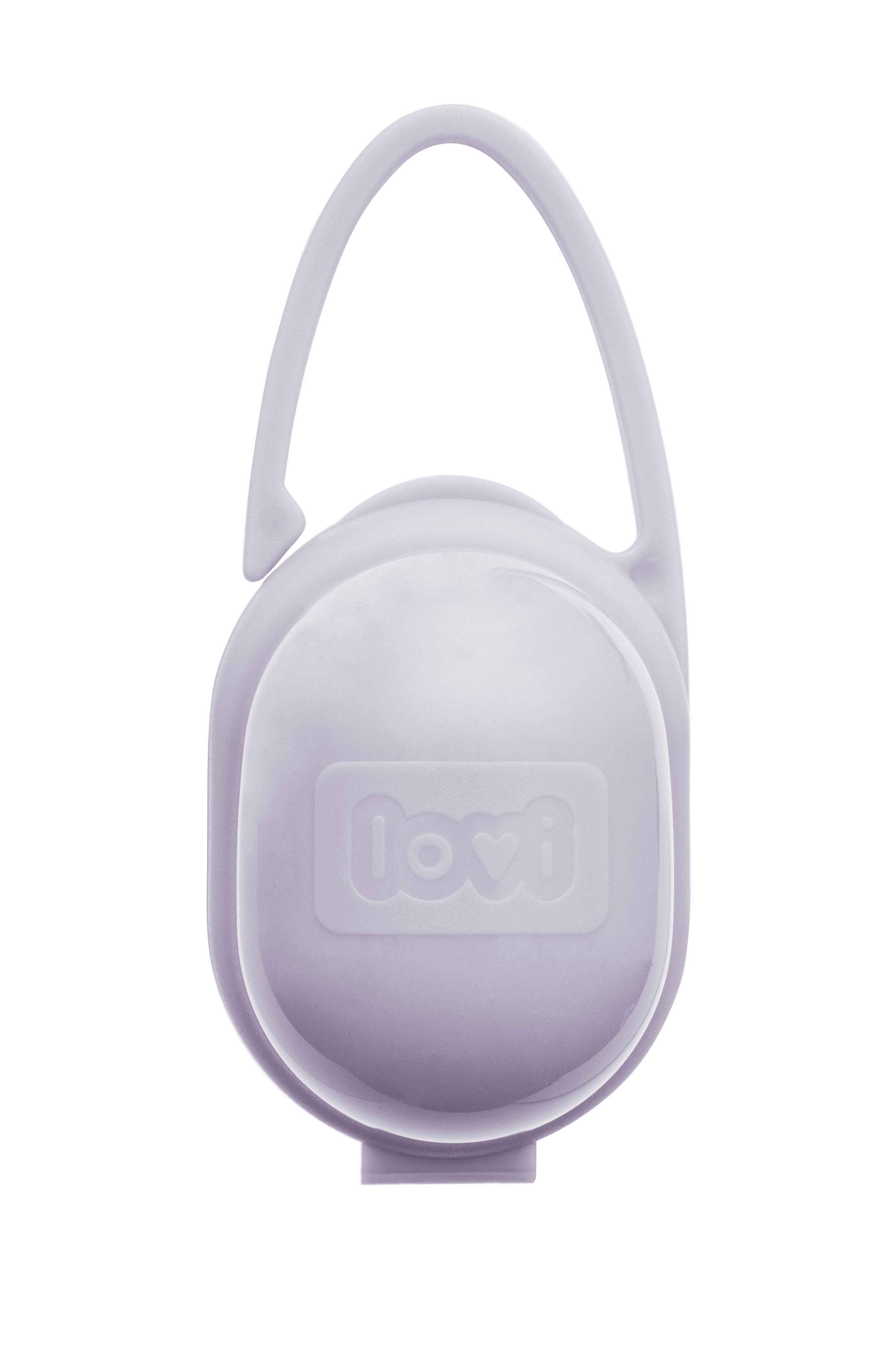 קופסת לאבי למוצץ פלסטיק קשיח ורוד קופסת לאבי למוצץ פלסטיק קשיח ורוד