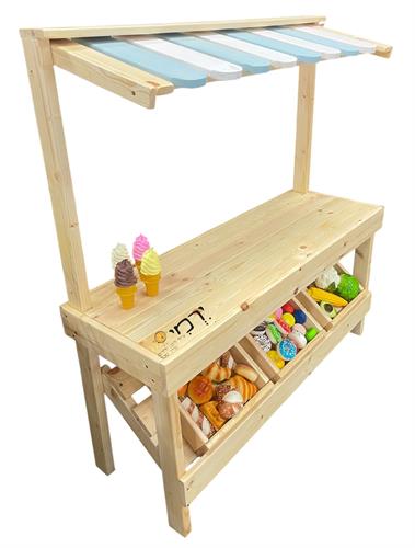 דוכן מכירות עץ מלא דוכן מכירות עץ מלא