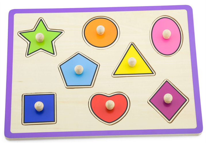 פאזל איכותי מעץ צורות