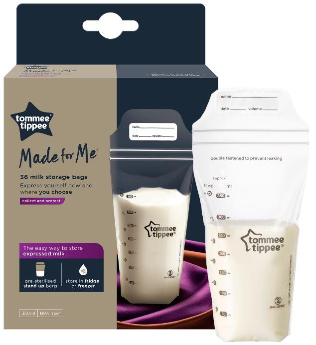 שקיות להקפאת חלב