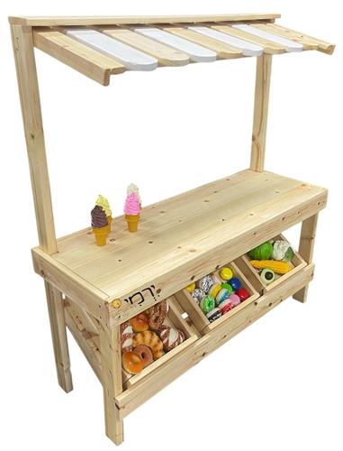 דוכן מכירות עץ מלא דוכן מכירות עץ מלא