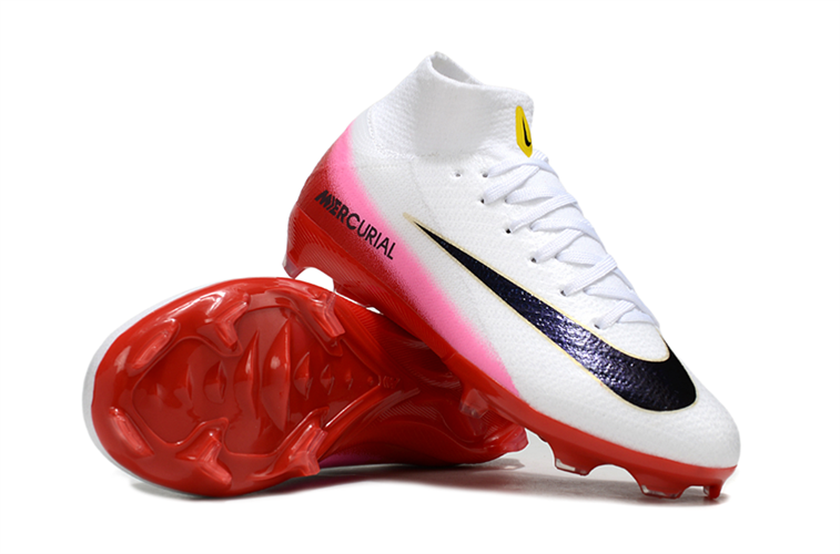 נעלי כדורגל ילדים Nike Air Zoom Mercurial Elite FG לבן ורוד