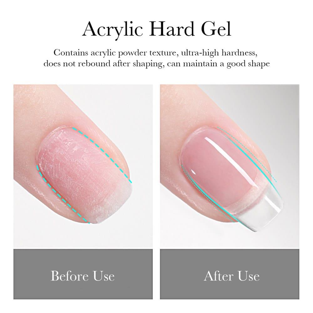 acrylic hard gel ג'ל אקריל לבנייה