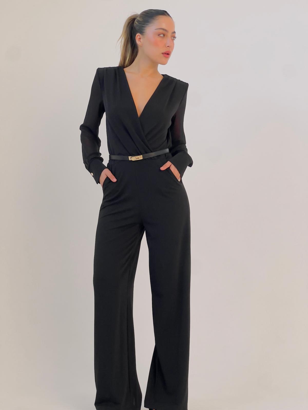 אוברול גלורי שחור