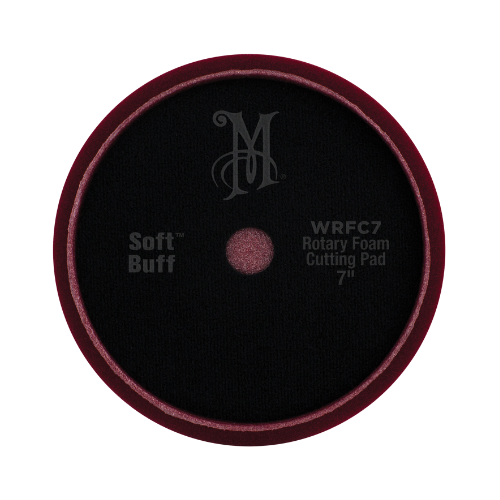 ספוג ידני לקומפאונד בצבע בורדו - COMPOUND Cutting Foam Pad מבית MEGUIAR'S | גודל 7 אינץ'