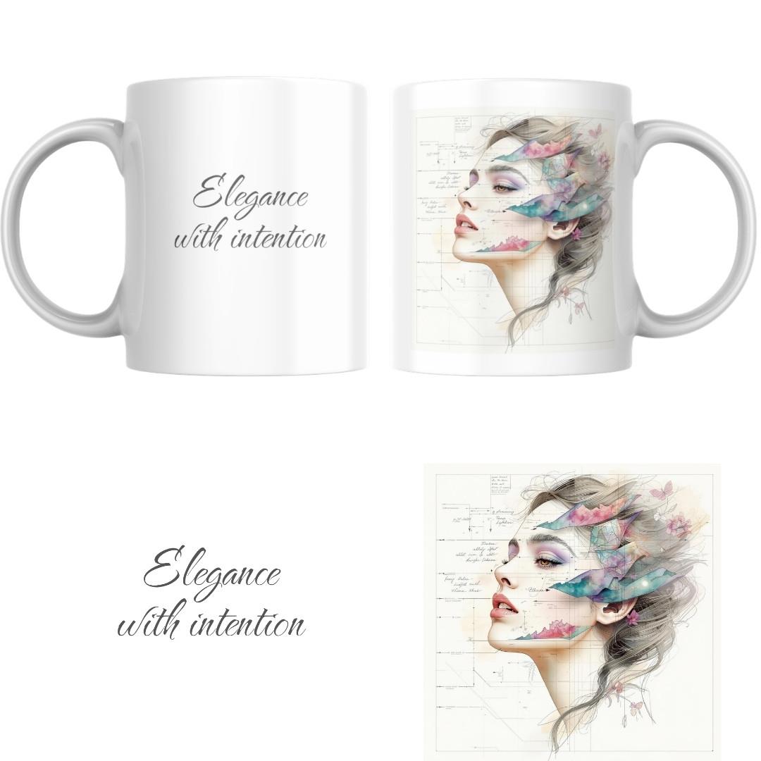 מתנה לאשת קריירה, ספל אלגנטי לאישה חזקה, מתנה למנהלת, מתנה יוקרתית לאישה, ספל השראה מקצועי