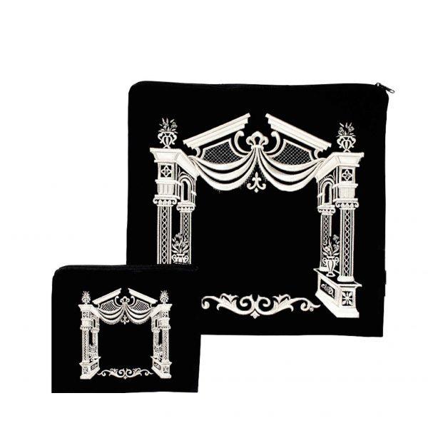 שקית לטלית ותפילין  דגם וילנא פרח