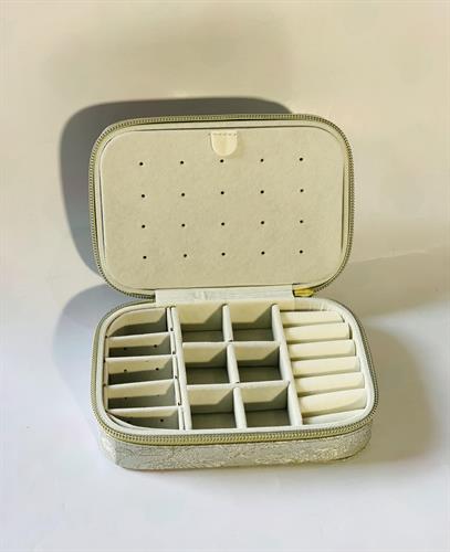 תיק מדוגם אפור