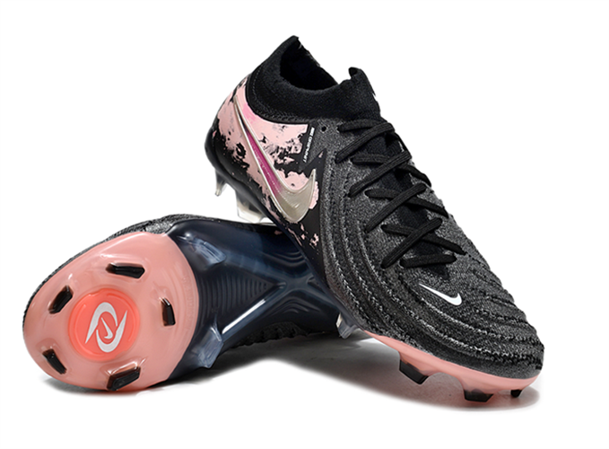 נעלי כדורגל Nike Hypervenom phantom FG ורוד שחור