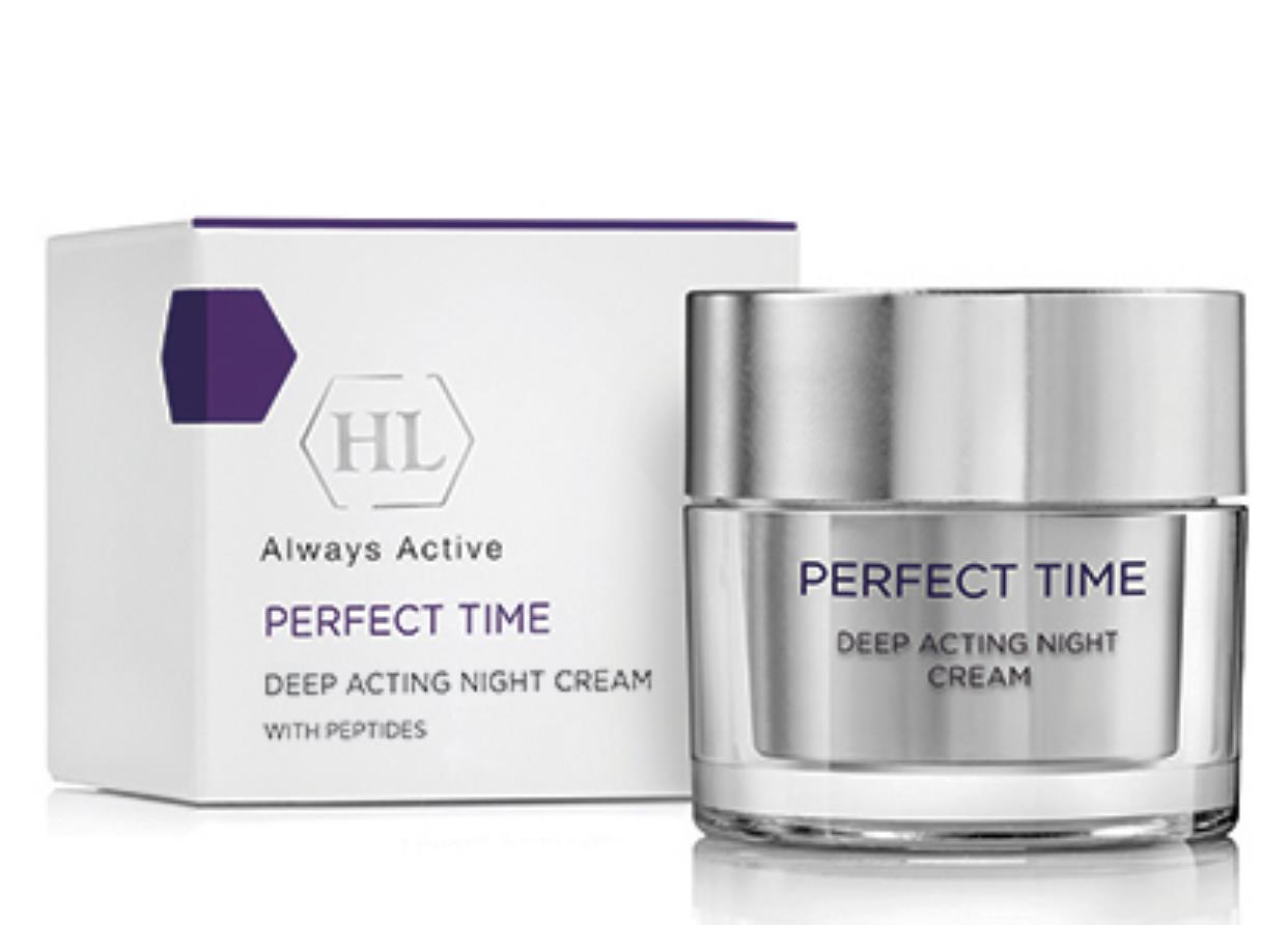 פרפקט טיים PERFECT TIME קרם לילה ייחודי לטיפול בעומק הקמט DEEP ACTING NIGHT CREAM