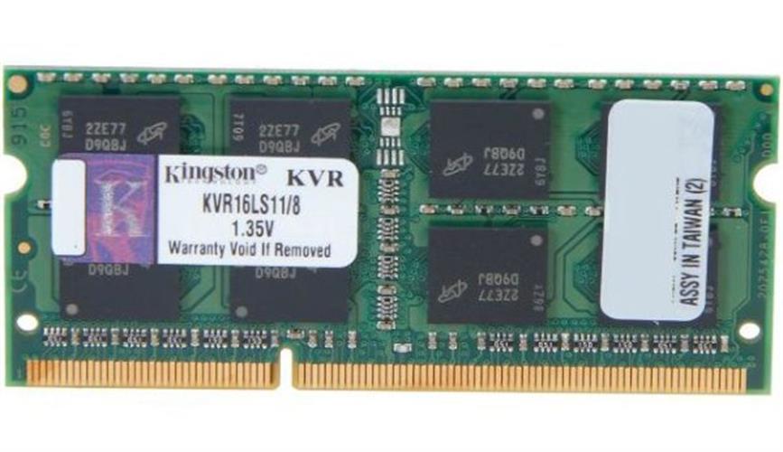 זכרון לנייד Kingston 1.35V DDR3 8GB 1600Mhz