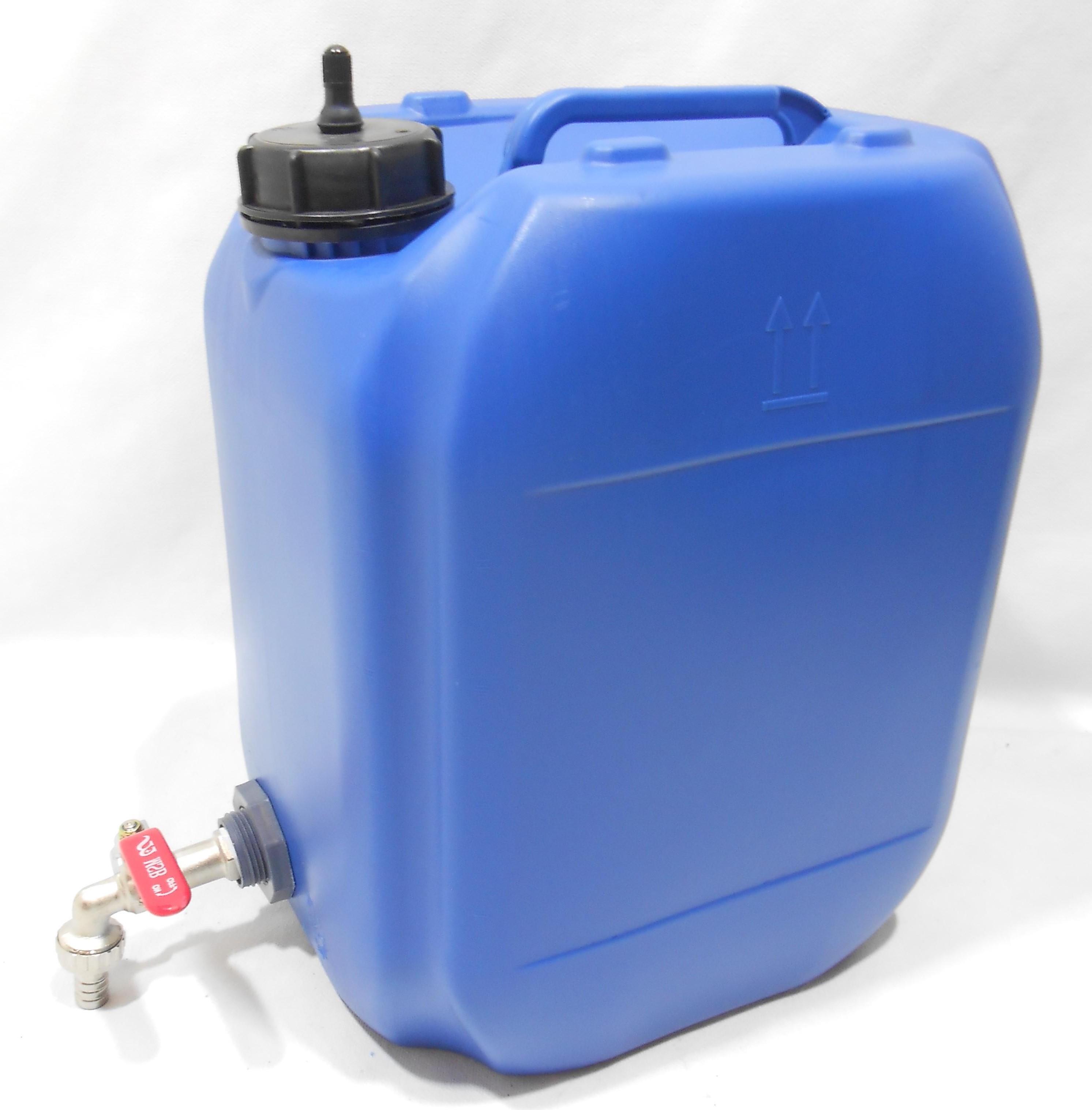 ג'ריקן 18 ליטר עם ברז מתאים למים קממפינג לייף