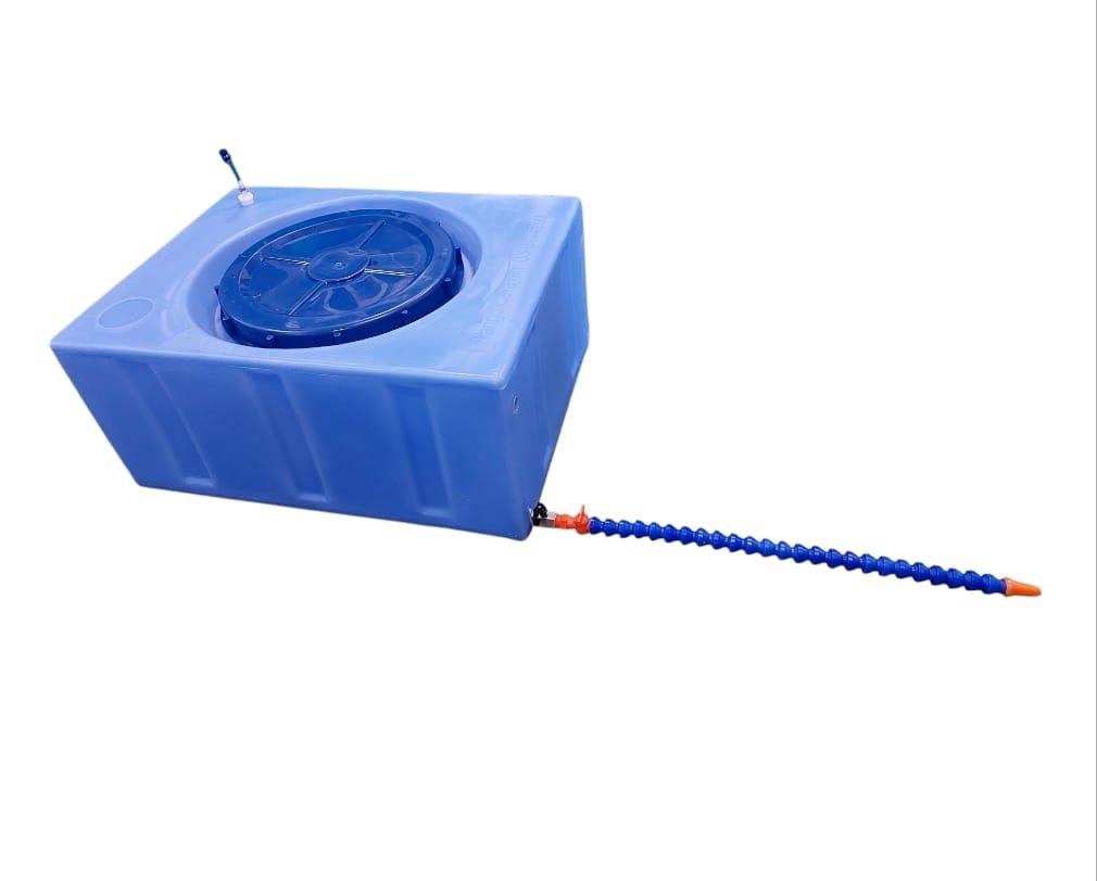 מיכל מים 100 ליטר עם ברז מכסה עם נשם כולל צינור חוליות להכוונת המים קמפינג לייף