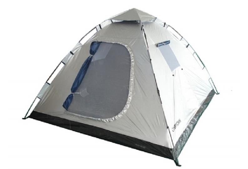 אוהל 6 אנשים הרכבה עי מוטות השחלה DOME CAMPTOWN 300X210X160 קמפינג לייף