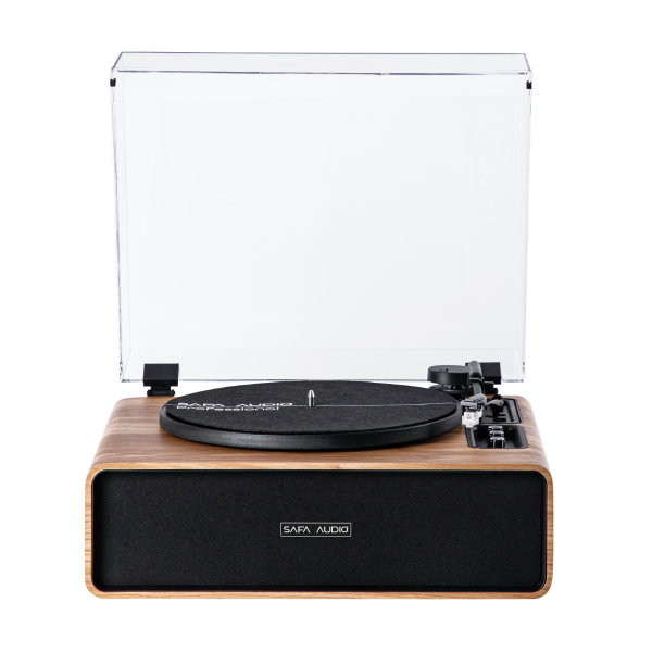 פטיפון מקצועי  תיבת תהודה מעץ עם רמקולים עוצמתיים SAFA -MIC400