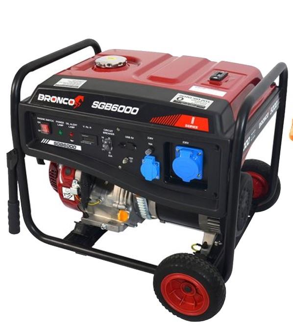 גנרטור בנזין עם סטרטר 6000W BRONCO