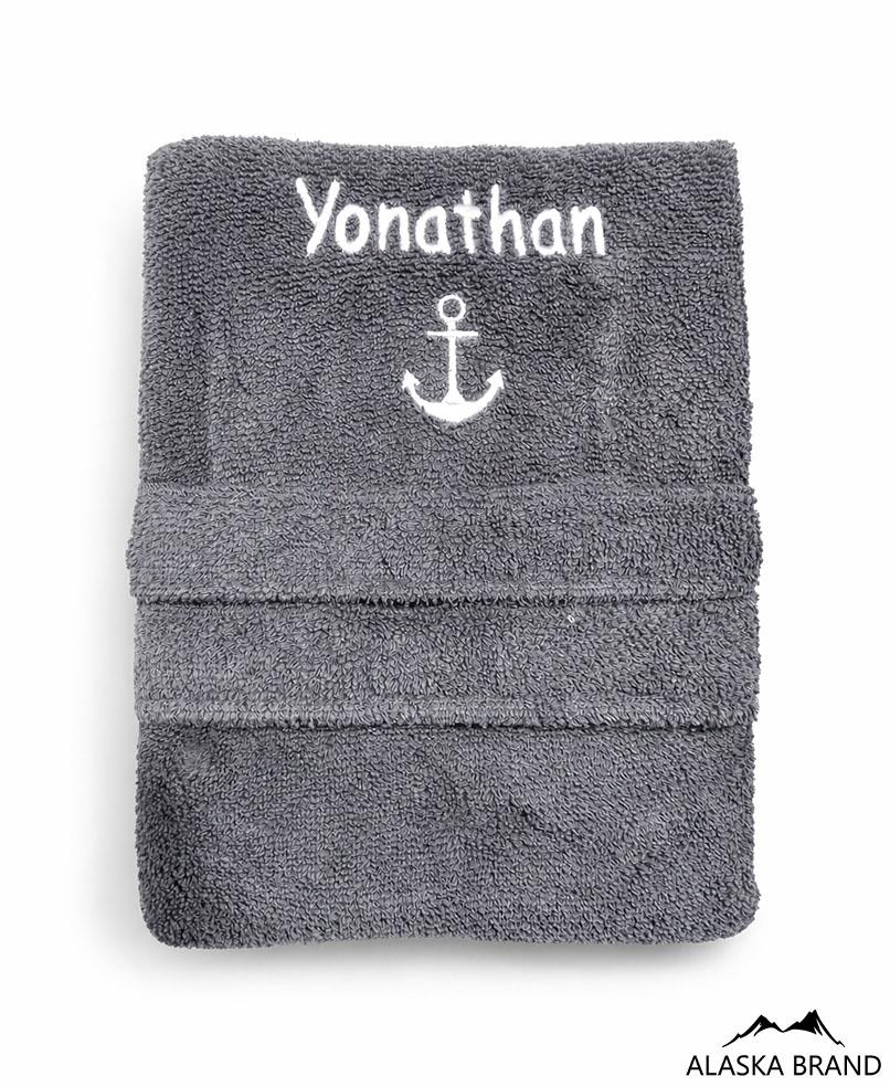 חלוקים לילדים ונוער - Basic עם כובע 100% כותנה | אפשרות לרקמה אישית