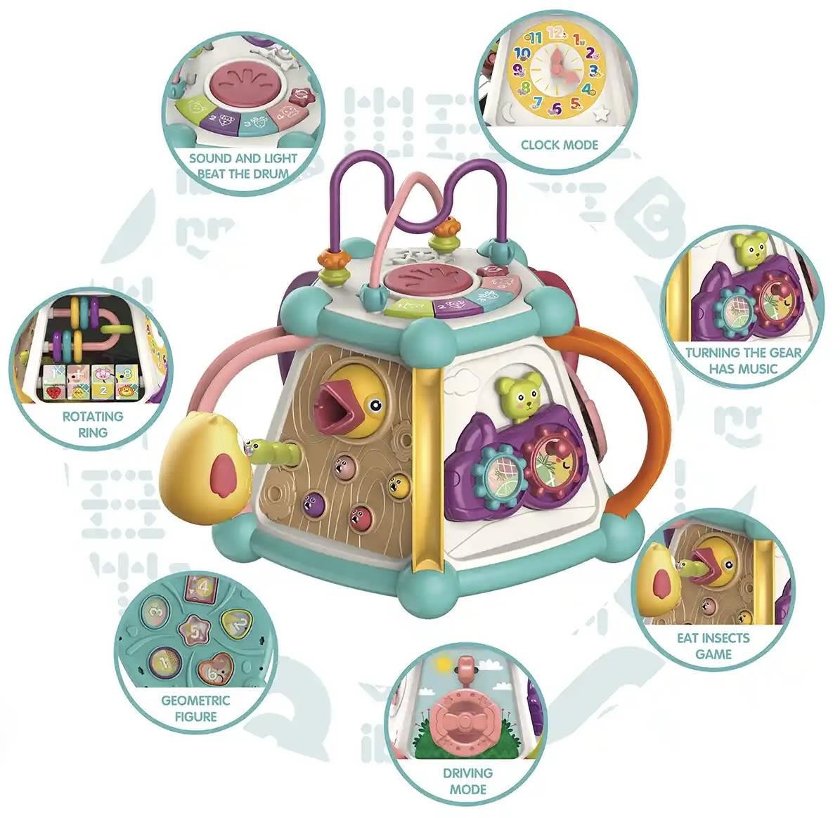 קוביית פעילות לפעוטות 1/7