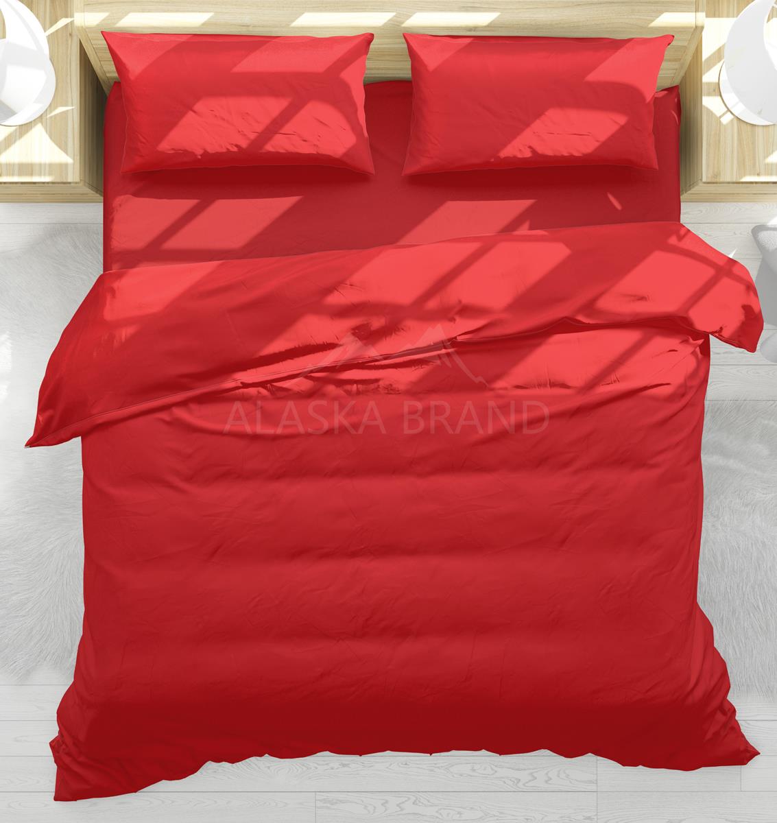 מצעים בתפזורת להרכבה 100% כותנה - אדום