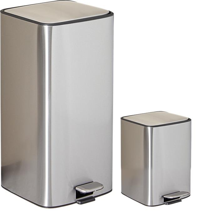 סט פחי נירוסטה   30 ו 3 ליטר עם דלי פנימי נשלף דגם SRT-06690 מבית honey can do