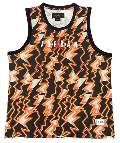 גופיית אייר ג'ורדן Air Jordan כתום שחור