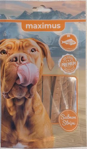 חטיף מקסימוס רצועות סלמון 80 גר