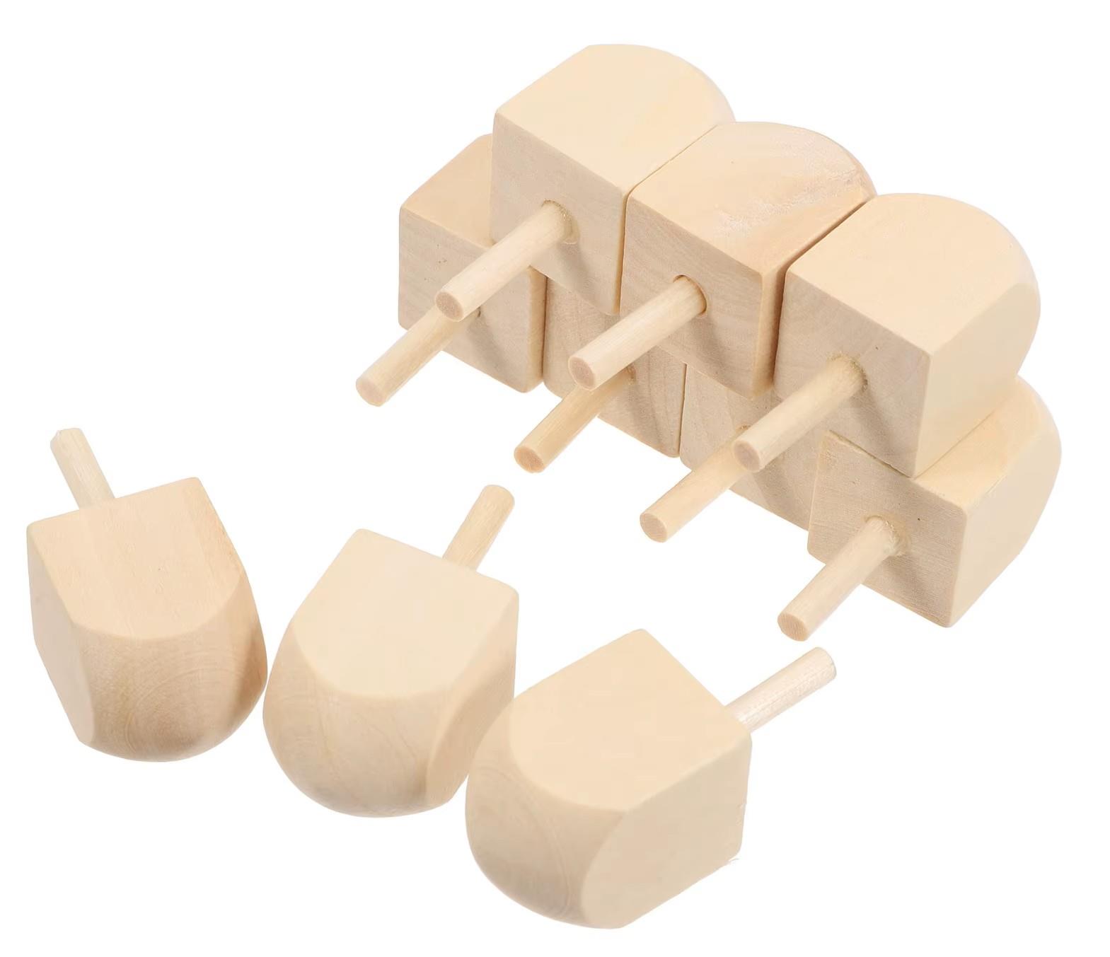 סביבון עץ 12 יחידות