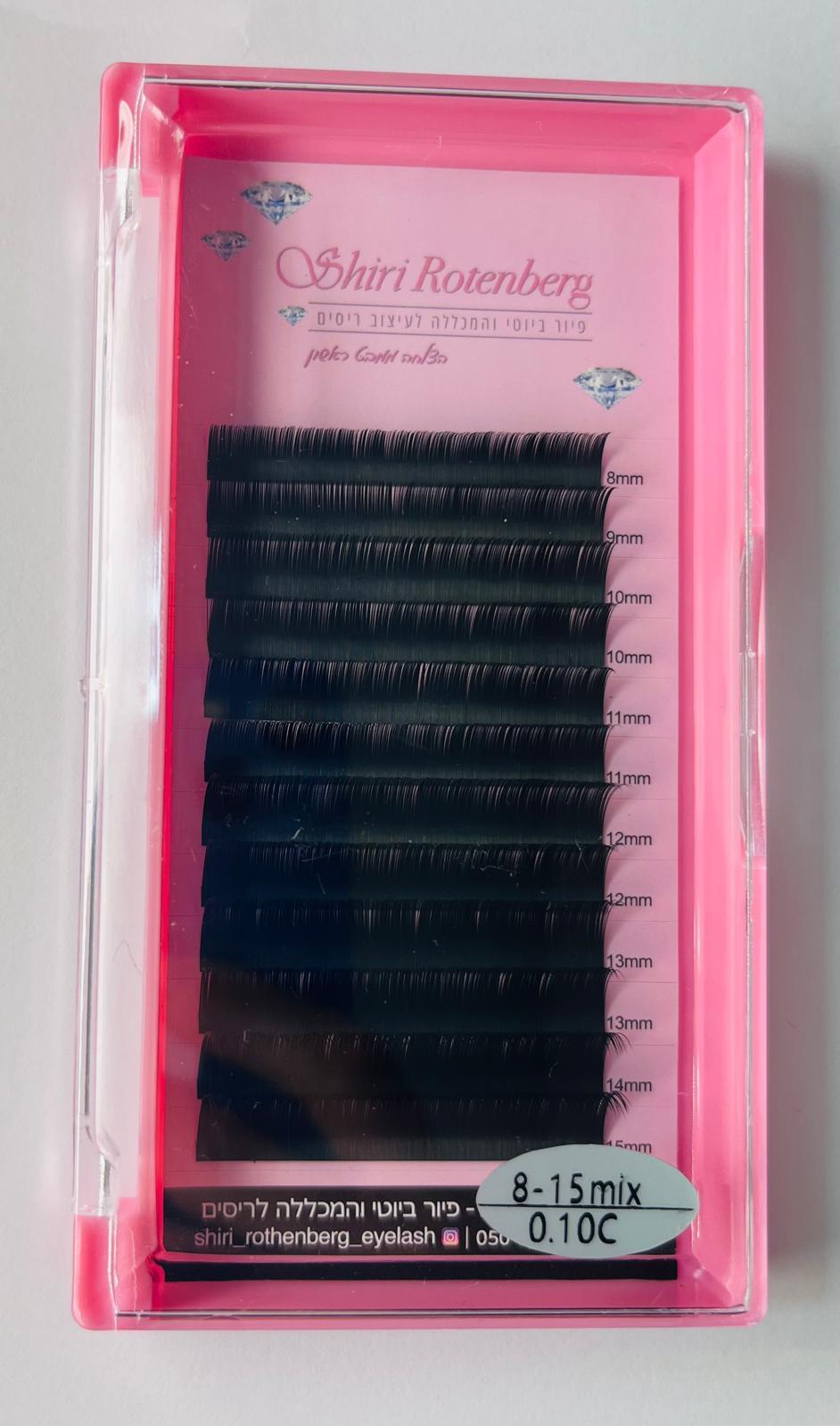 ריסי משי מיקס 0.10 B/C/D/L ריסי משי מיקס 0.10 B/C/D/L