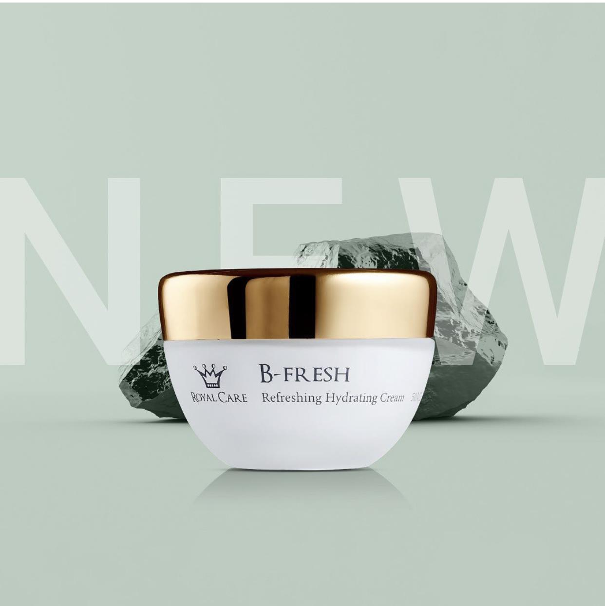 קרם לחות למיצוק  הפנים והצוואר עם אפקט מקרר רויאל קאר