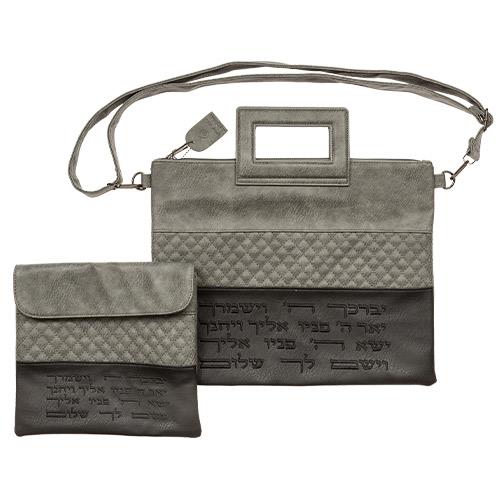 סט כיסויים דמוי עור - יברכך ה' וישמרך