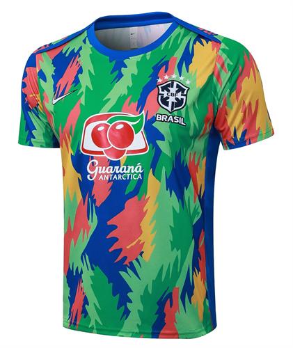 ברזיל חולצת אימון ירוק כחול