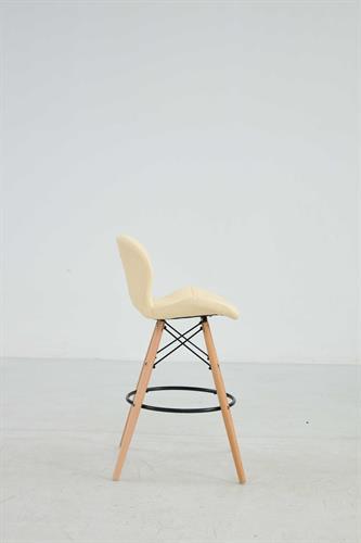 כסא בר מעוצב דגם מונקו צבע בז