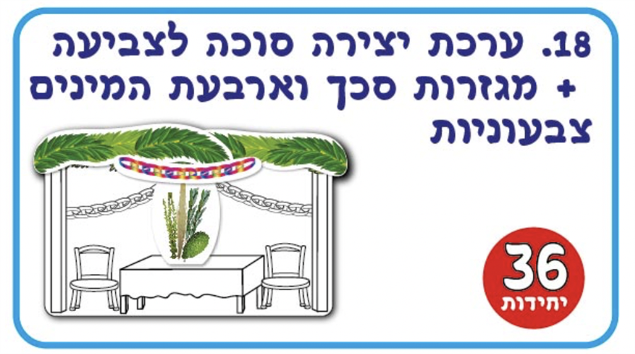 עבודת יצירה סוכה