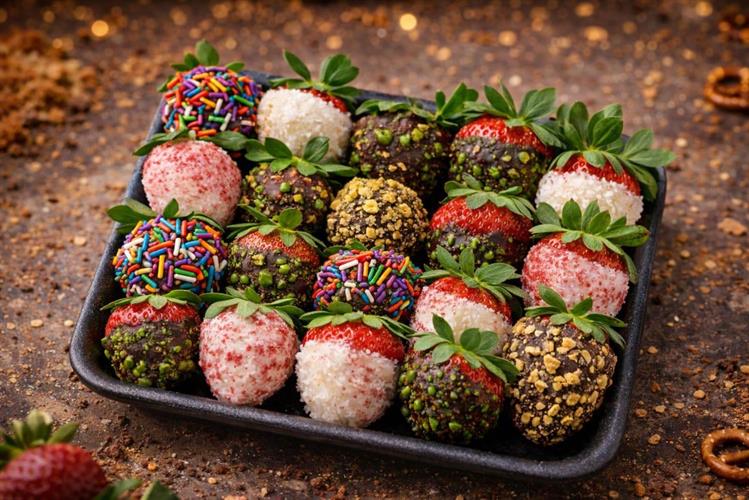 פינוקי תות🍓בשוקולד וציפויים