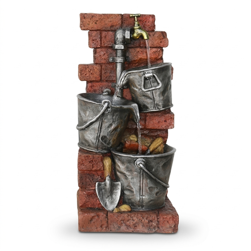 מזרקת חומה מעוצבת 60 ס"מ