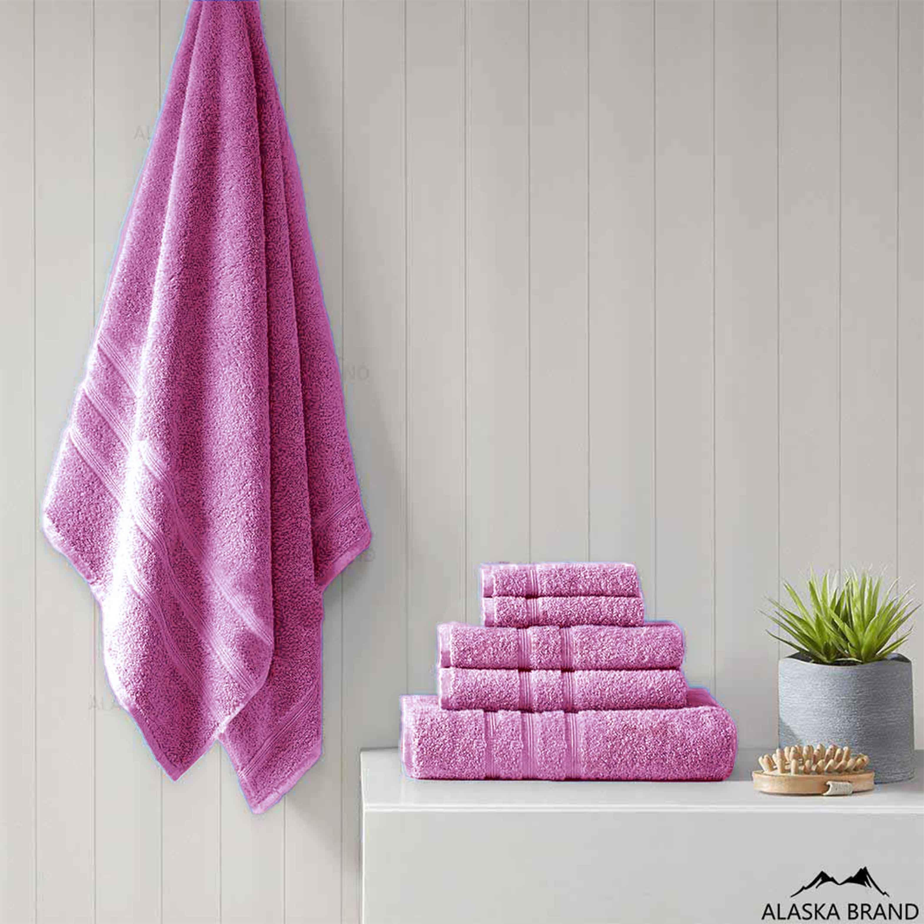 מגבות עבות דגם פרימיום - Premium *כושר ספיגה גבוה* ורוד סגלגל