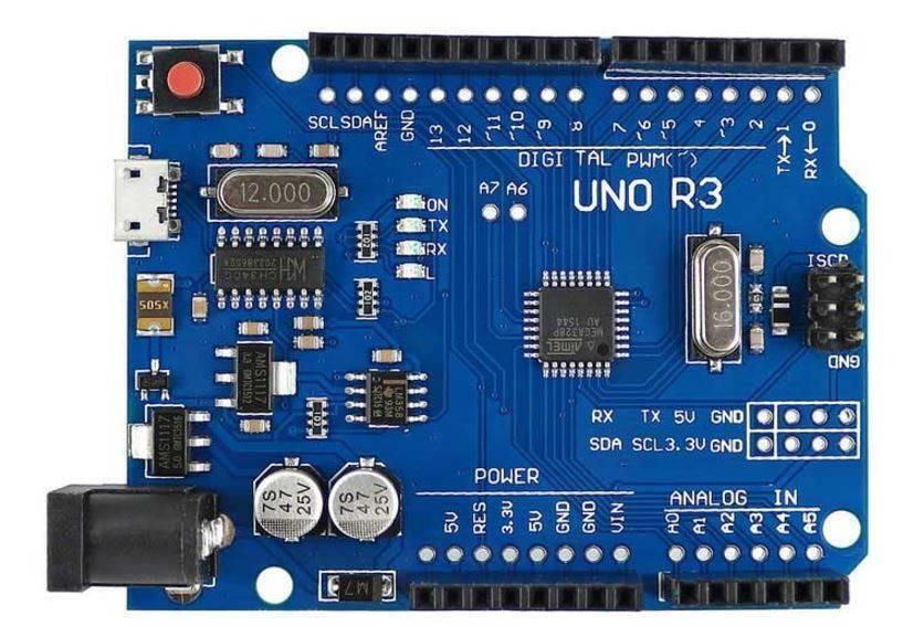 כרטיס פיתוח תואם  Arduino UNO R3 SMD (ארדואינו אונו R3) ללא כבל