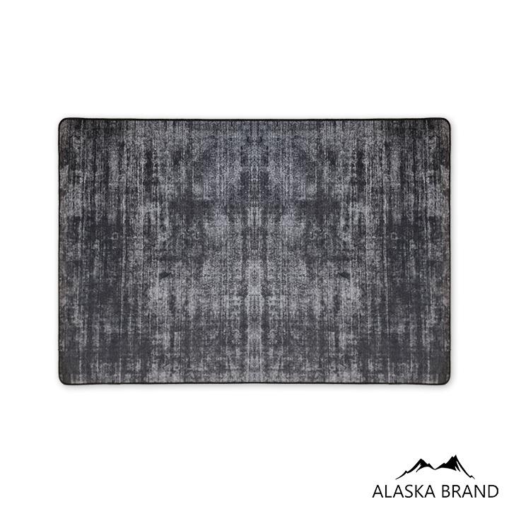 שטיח מטבח איכותי בתוספת גומי בתחתית דגם - 59 שחור אפור (מתנקה בקלות!)