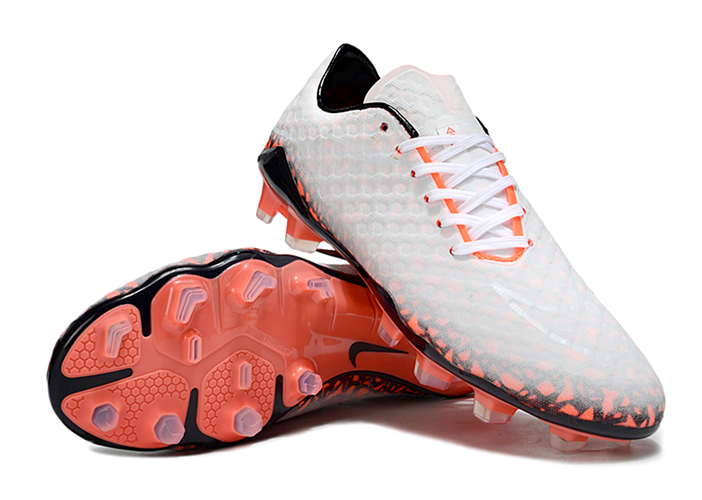 נעלי כדורגל Nike Hypervenom phantom FGx לבן כתום