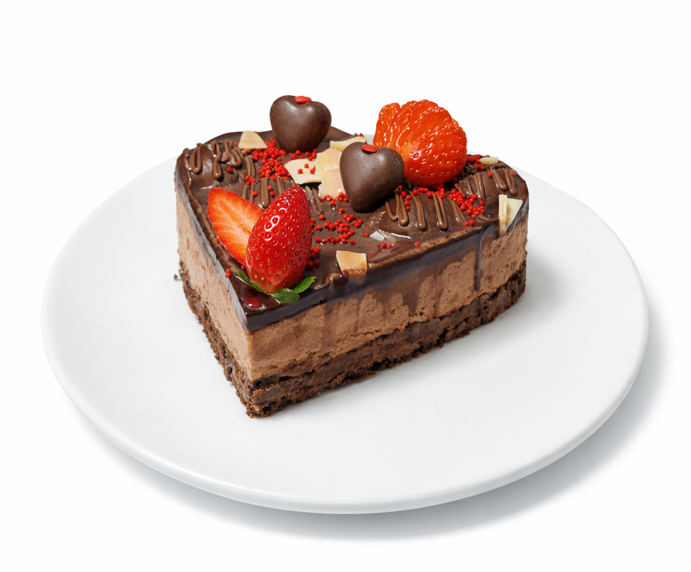 עוגת שוקולד הלב - חלבי