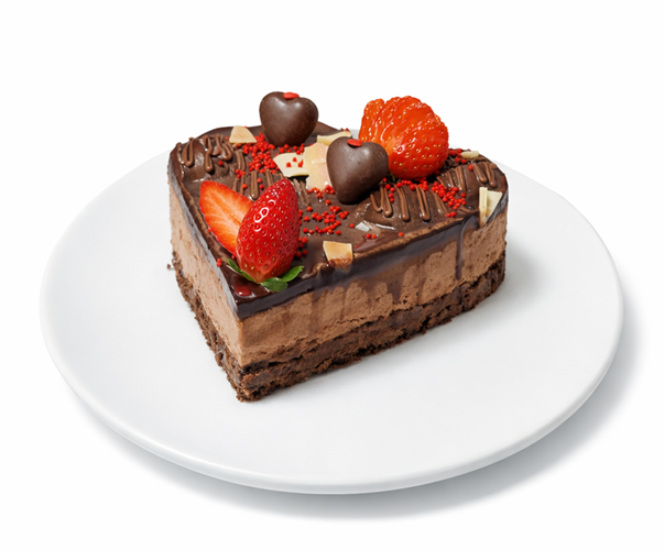 עוגת שוקולד הלב - חלבי