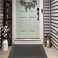 שטיחי סף / כניסה לבית באיכות גבוהה דגם תלמה - אפור כהה