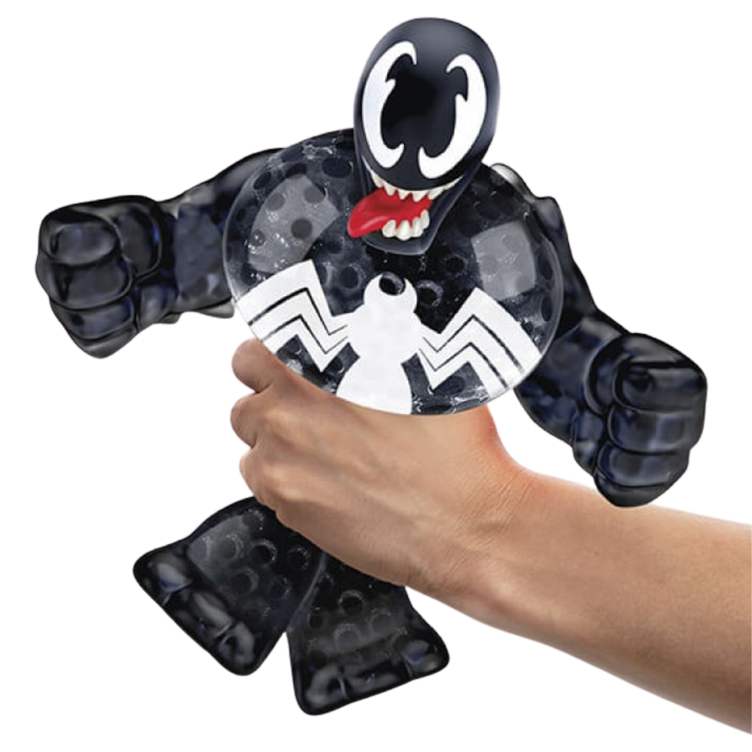 גו ג'יט זו X מארוול - בובה נמתחת - סטרץ' נבלי על ונום אפל - Goo Jit Zu