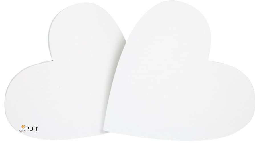 קנבס לב שטוח 30 ס"מ