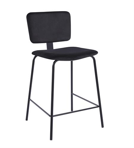 כסא בר מעוצב דגם רטרו צבע שחור