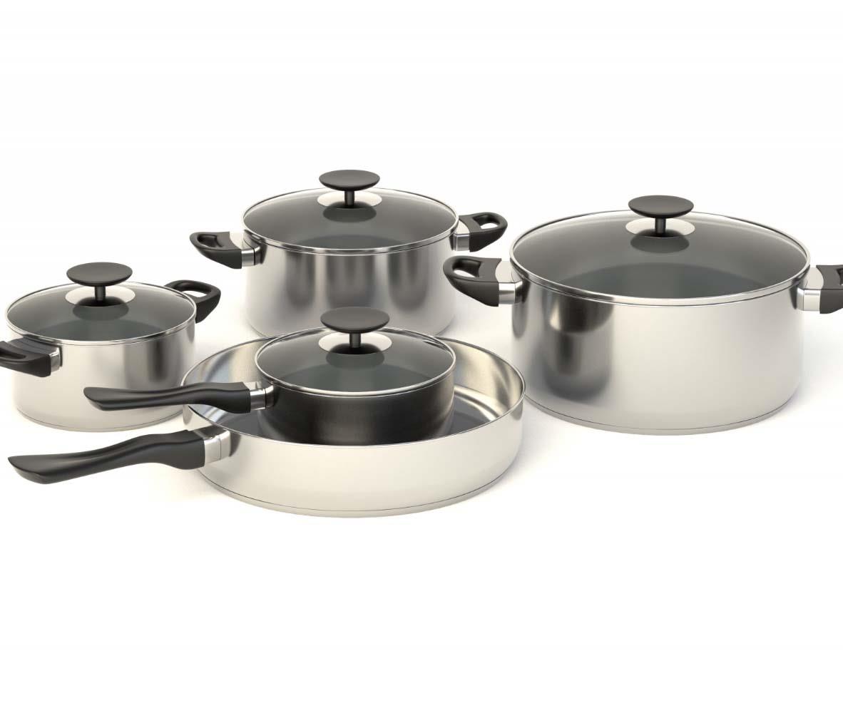 סיר קוסקוס נירוסטה מסדרת "אלון" סולתם 6+9 ליטר 24 ס"מ במבצע