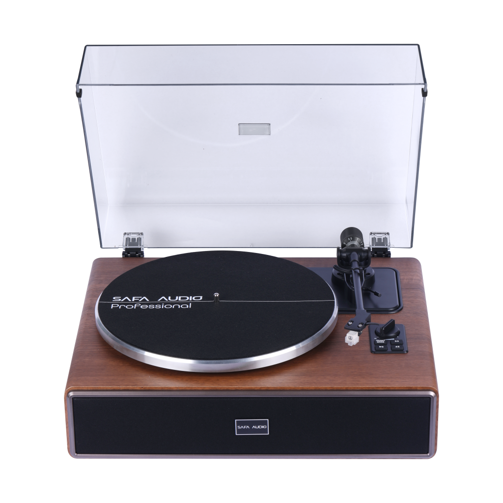 פטיפון מקצועי עם רמקולים מובנים דגם SAFA-H011A ROYAL אגוז כהה פטיפון מקצועי עם רמקולים מובנים דגם SAFA-H011A ROYAL אגוז כהה